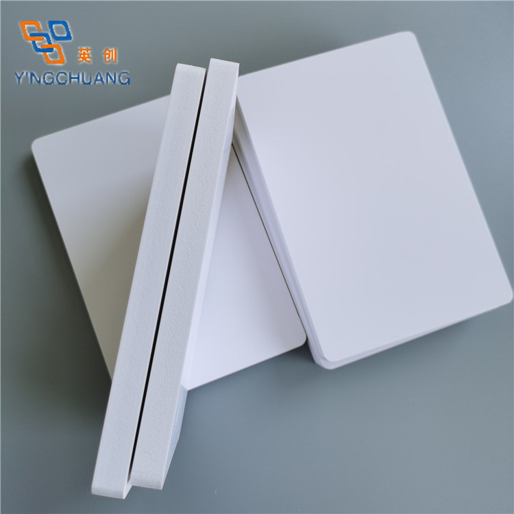 Yingchuang High and Low Density Plastic Sheet Trim board White Lightweight PVC Foam Board