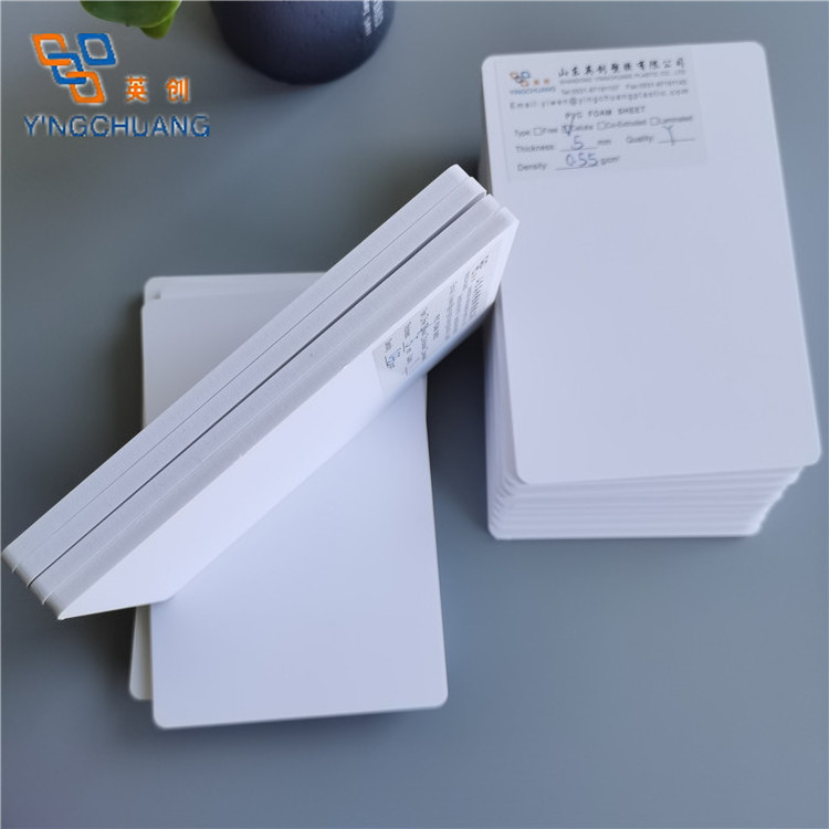 Yingchuang 1220 x 2400mm 2050 x 3050mm 8mm 5mm 6mm white PVC celuka foam board