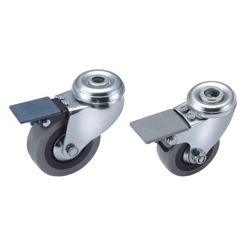 TPR swivel caster wheels 4 inch heavy duty caster wheel for office chair replacement