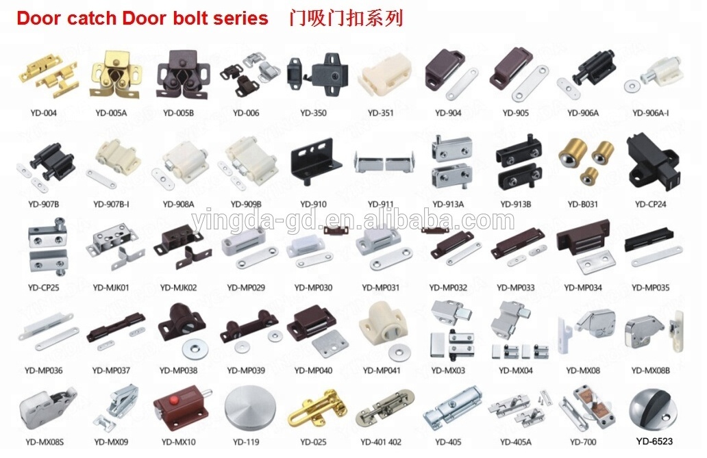 YD-905 Magnetic door catch Two hole plate Magnetic catch from cabinet door magnetic catches factory