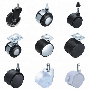 High quality Different types Furniture Nylon office chair locking casters from caster wheel factory