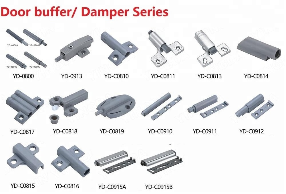 Factory Direct Concealed Wardrobe Cabinet POM Door Rebound Damper