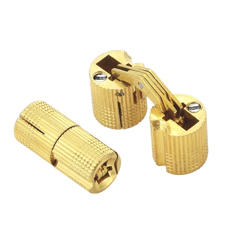 180 degree brass door hinges cylinder concealed hinge small hinge for wooden box