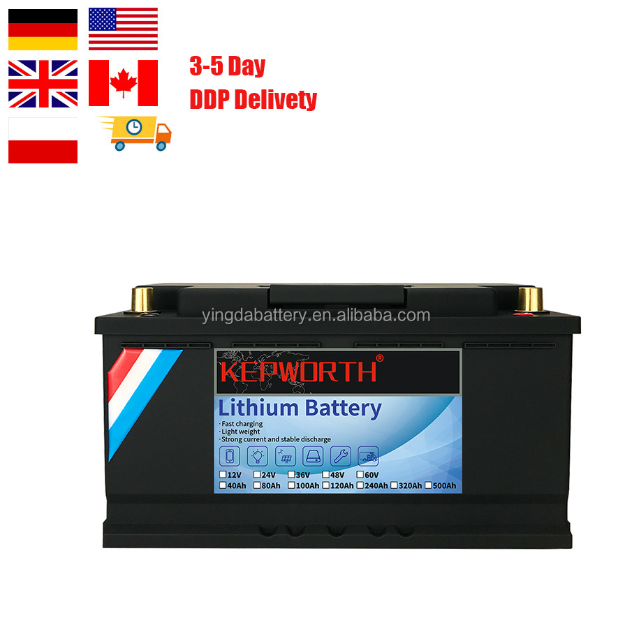 Wholesale EU Stock Lithium Battery 12V Rechargeable lifepo4 battery pack lifepo4 12.8v 100ah 200ah 300ah lithium ion batteries