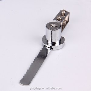 Furniture Hardware Drawer Lock With Key Alloy Cylinder Security Showcase  Lock