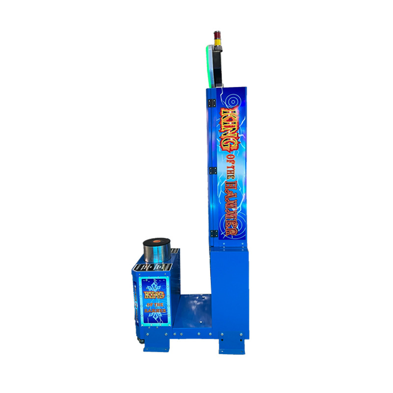 Music Big Hammer Arcade Street Boxing Punch Game Racing Machine with Coin Operated Lottery Ticket Redemption