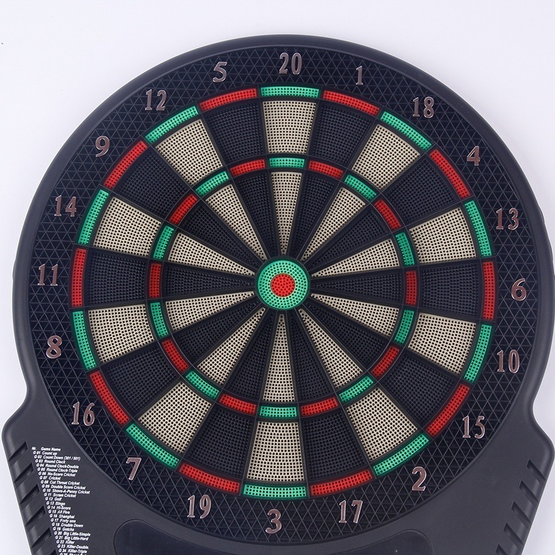 Pop 12 Inch Electronic Digital Black Metal Dartboards Set by Automatic Points Counting Darts for Amazon Darts Flights