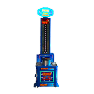 Music Big Hammer Arcade Street Boxing Punch Game Racing Machine with Coin Operated Lottery Ticket Redemption