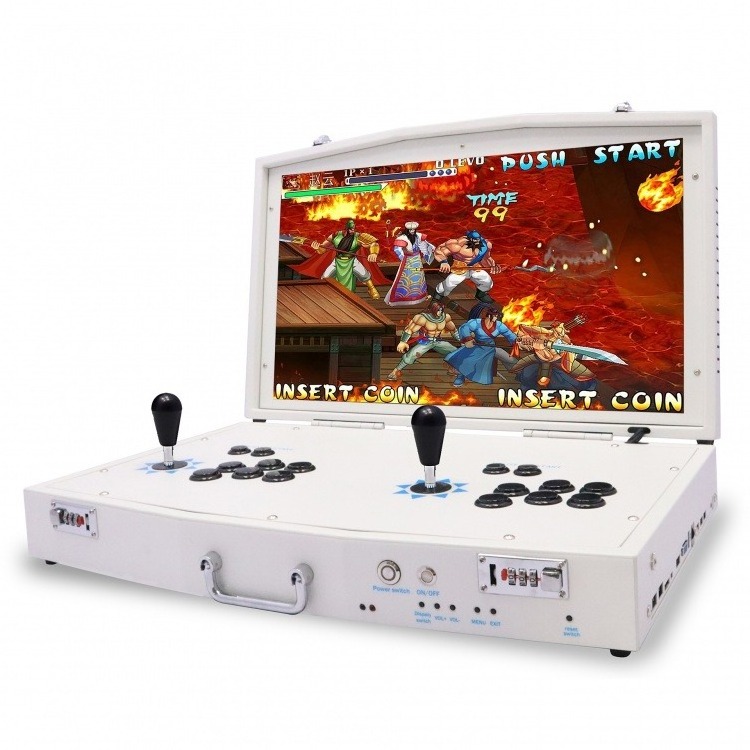 Portable 24 Inch Arcade Hammer Game Video Machine for Home Amusement Nostalgic Retro Fighting Games