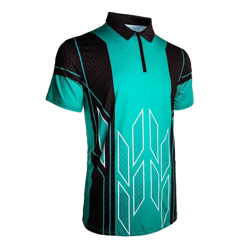 High Quality Custom Team Dart Sport Shirt for Men Personalised Design with Button Up OEM Service Available