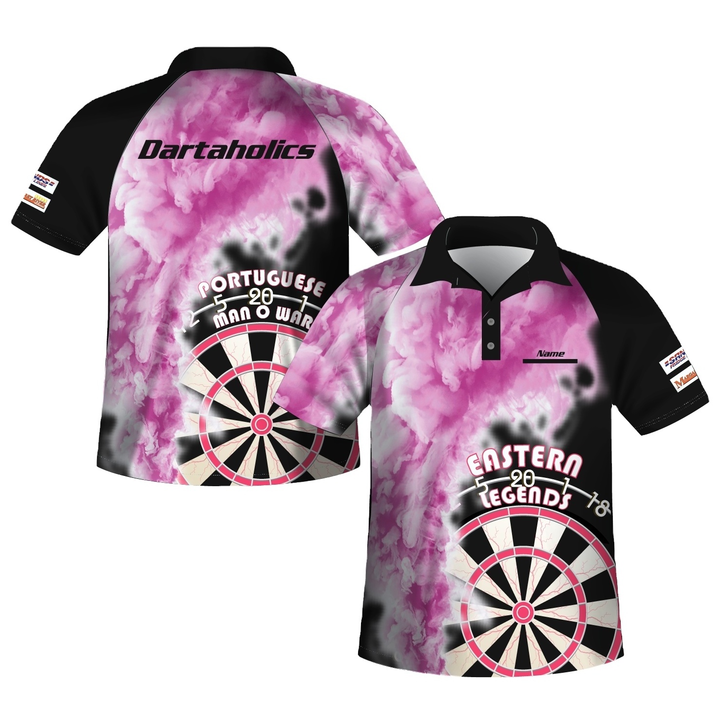 High Quality Personalised Design Your Own Dart Shirt Custom Team button Up Dart Sport Shirt For Mens