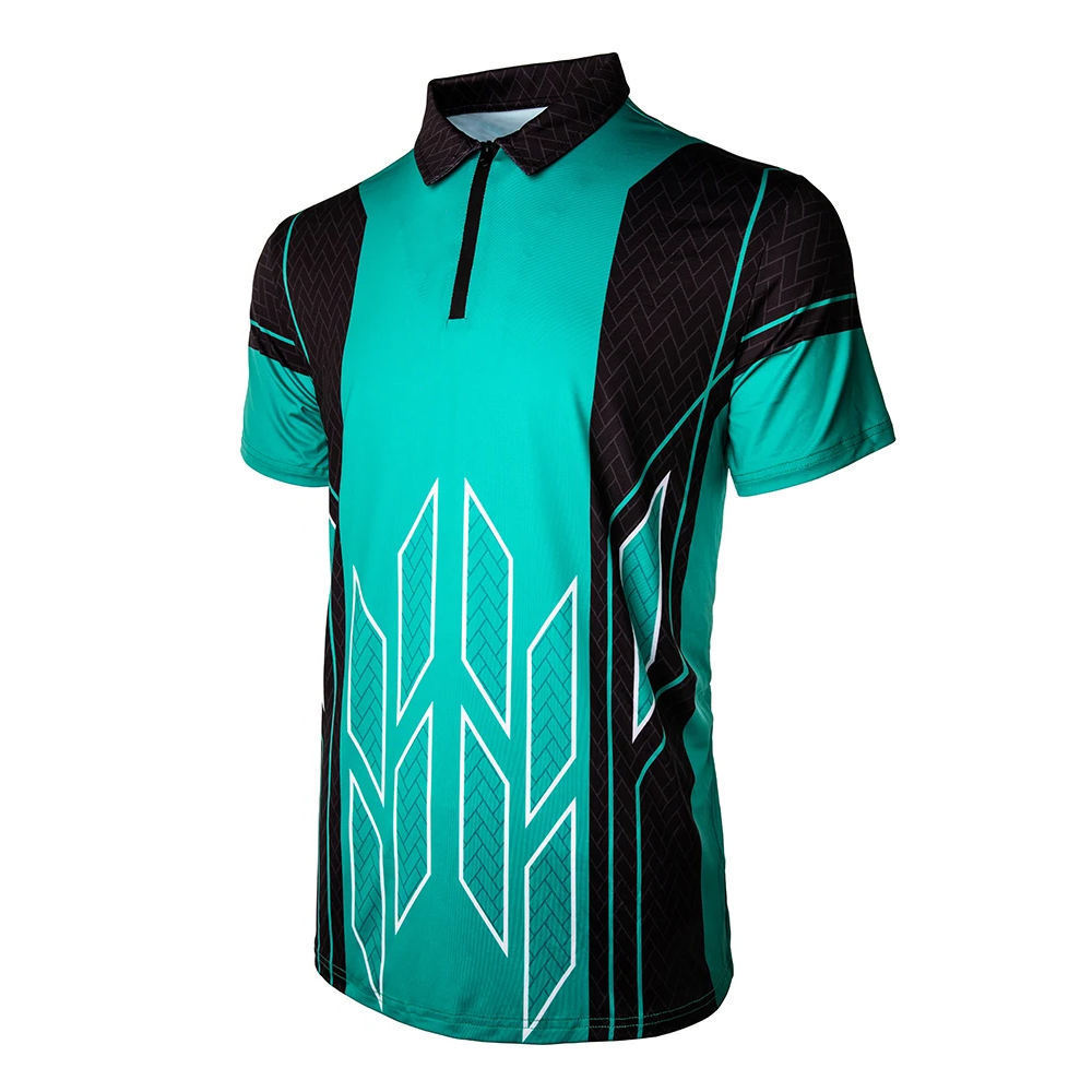 High Quality Custom Team Dart Sport Shirt for Men Personalised Design with Button Up OEM Service Available