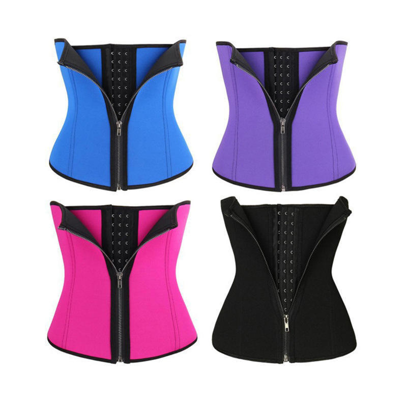 New Compression Belt Strap Zip Sweat Bands Fitness Corset Women Shaper Waist Trainer Waist Trimmer