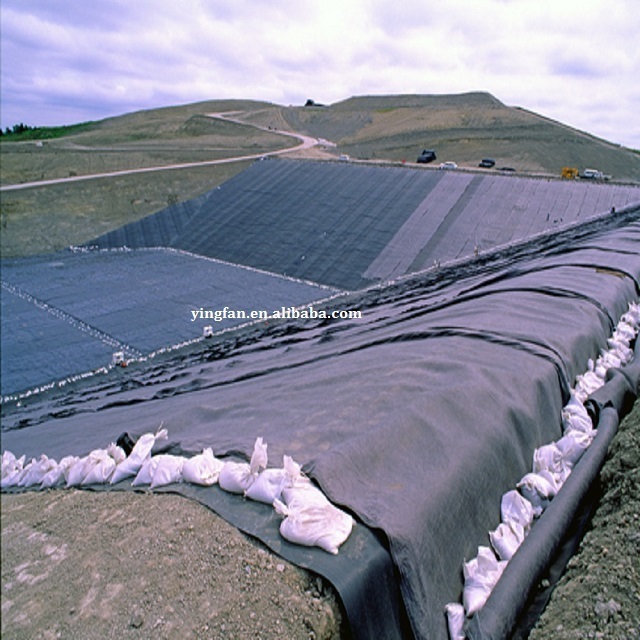 Sewage pond Liner 1.5mm Anti-Seepage Double Sided Textured GM13 HDPE Geomembrane