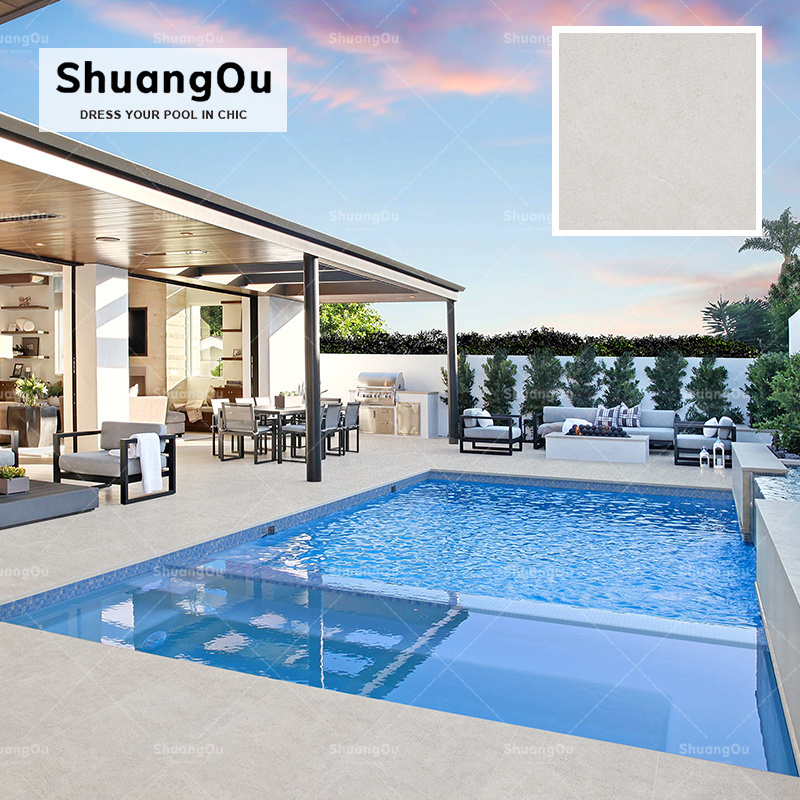 High Quality Flooring Rustic Concrete Paving Non Slip Outdoor Tile Ceramic Anti Slip Floor Pool Decking Tile