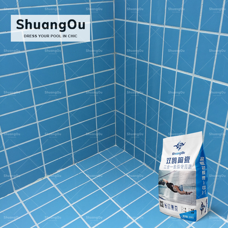 Swimming Pool Tile Adhesive 20kg Packaging For Wall Tiles Strong Adhesives Waterproof Tile Glue