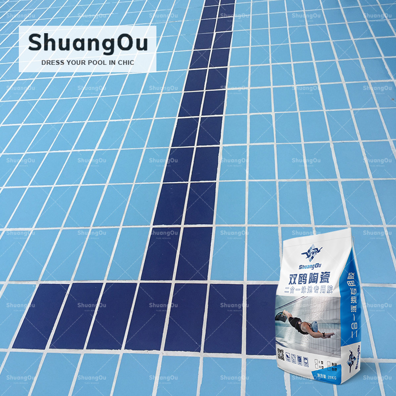 Factory Supply Pool Porcelain Tile Adhesive Power Floor Bathroom Mosaic Tile Glue