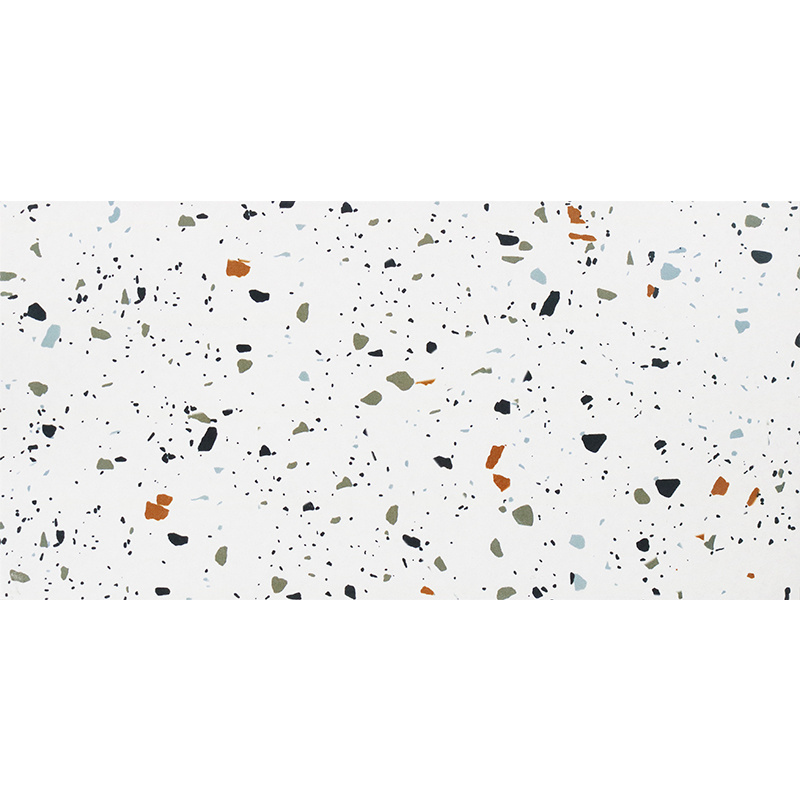 Foshan factory 12x24 inch Terrazzo design grey beige colourful Bathroom Living room floor wall decor ceramic tile