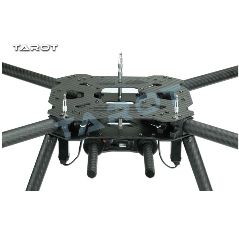 Tarot XS690 TL69A01 Sport Quadcopter with TL69A02 Metal Electric Retractable Landing Gear Skid & TL8X002 Controller FPV Drone