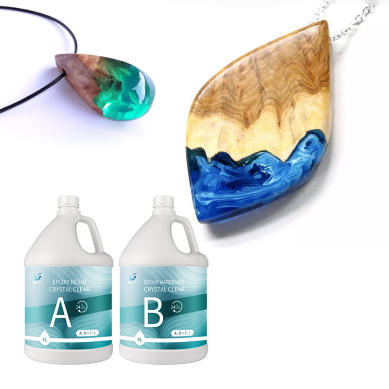 Wholesale 3:1 Resin Epoxy AB Glue 1kg Crystal Clear Art Resin Coating Epoxy Resin Casting for Wooden Furniture And Crafts