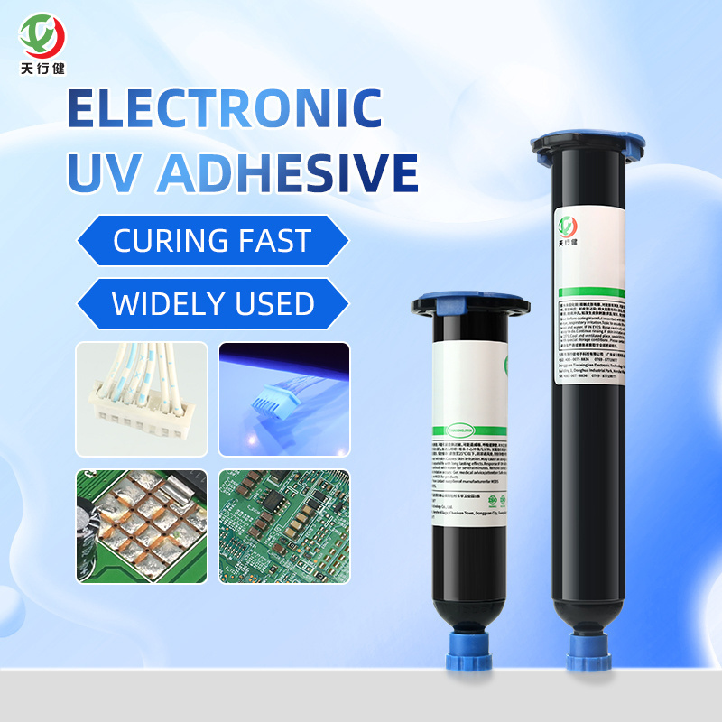 UV Glue Industrial Adhesives Sample Available Electronic Connector Reinforcement and Solder Joint Protection UV Glue