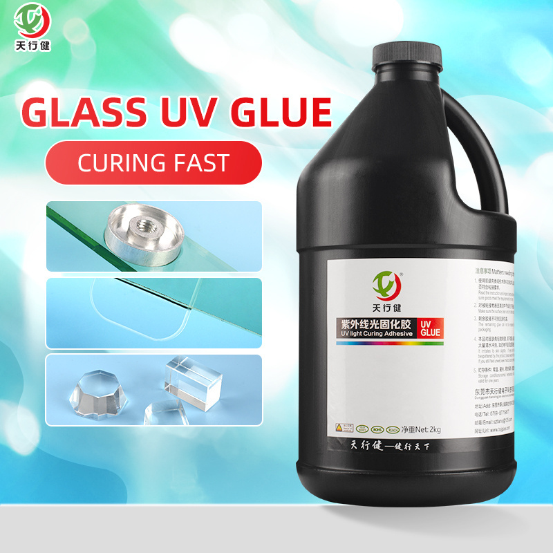 Manufacturers customize shadowless glue to stick glass metal plastic ,UV-curable transparent and traceless UV glue