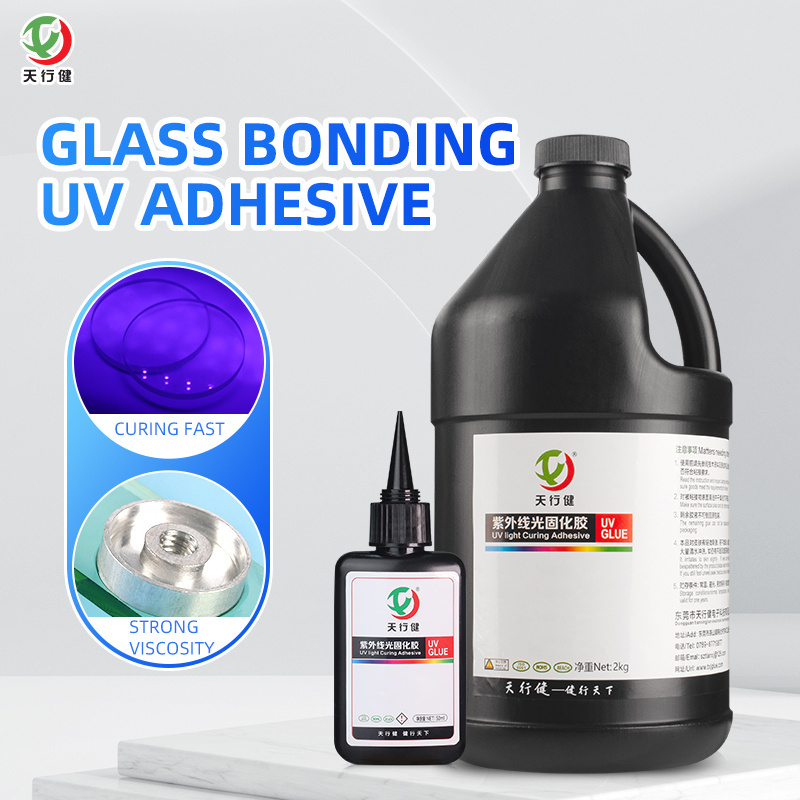 Manufacturers customize shadowless glue to stick glass metal plastic ,UV-curable transparent and traceless UV glue