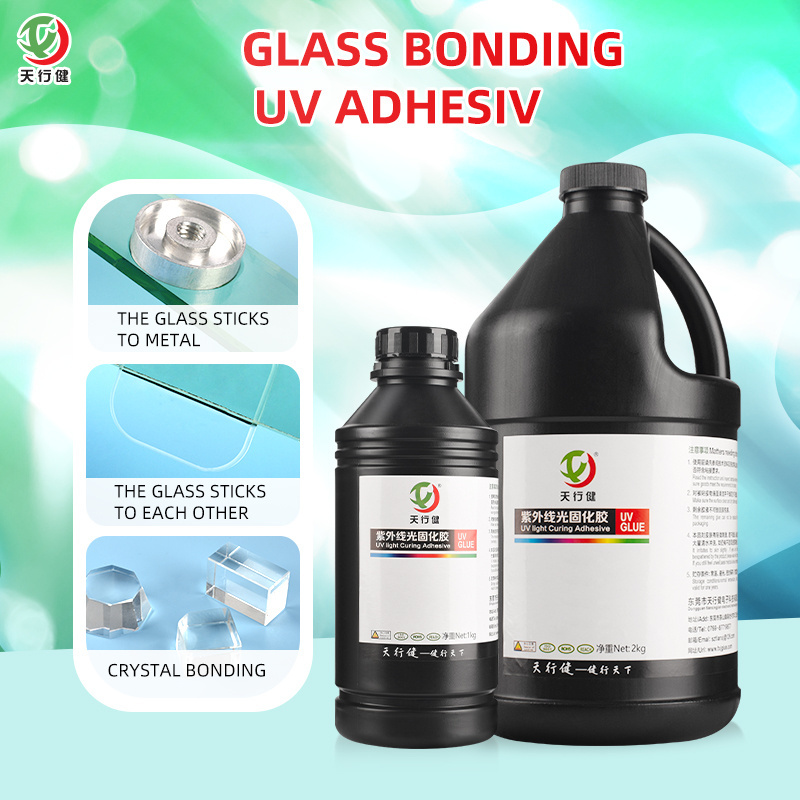 Crystal photo glass Uv adhesive glass adhesive crystal, metal Uv curing glue glass adhesive