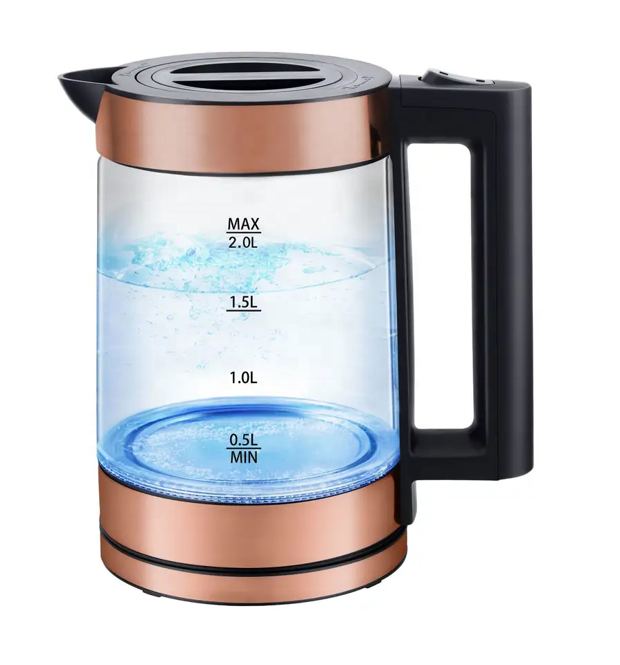 latest water kettles with keep warm tea cordless electric glass kettle mate 80 degree CB two temperature control Glass Kettles