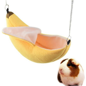 Hamster cotton nest pet winter warm nest hanging swing bed Banana bedroom nest Moon boat cabin