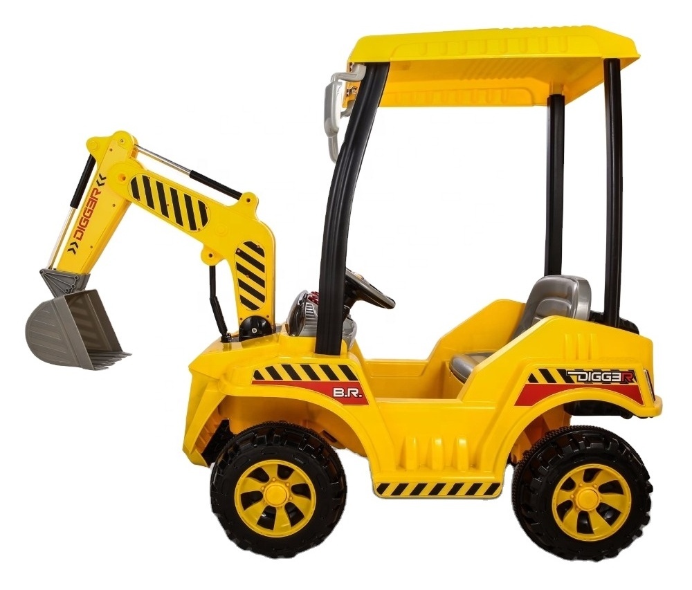 12V Battery Operated Ride on Digger Toys for Children