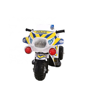 Electric Ride On Bike Kids Toy Police Motorcycle with Alarm Lamp