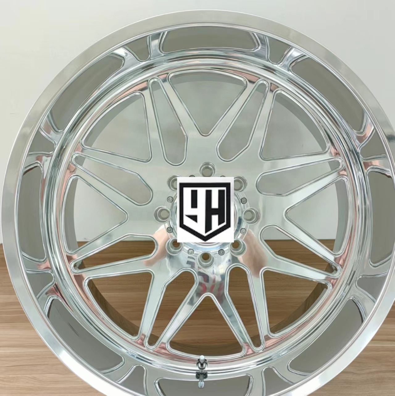 4x4 offroad truck Wheels 22x12 24x12 24x14 26x16 chrome Forged Alloy Wheel for GMC 2500 1500 Sierra Denali Ultimate AT4X rims