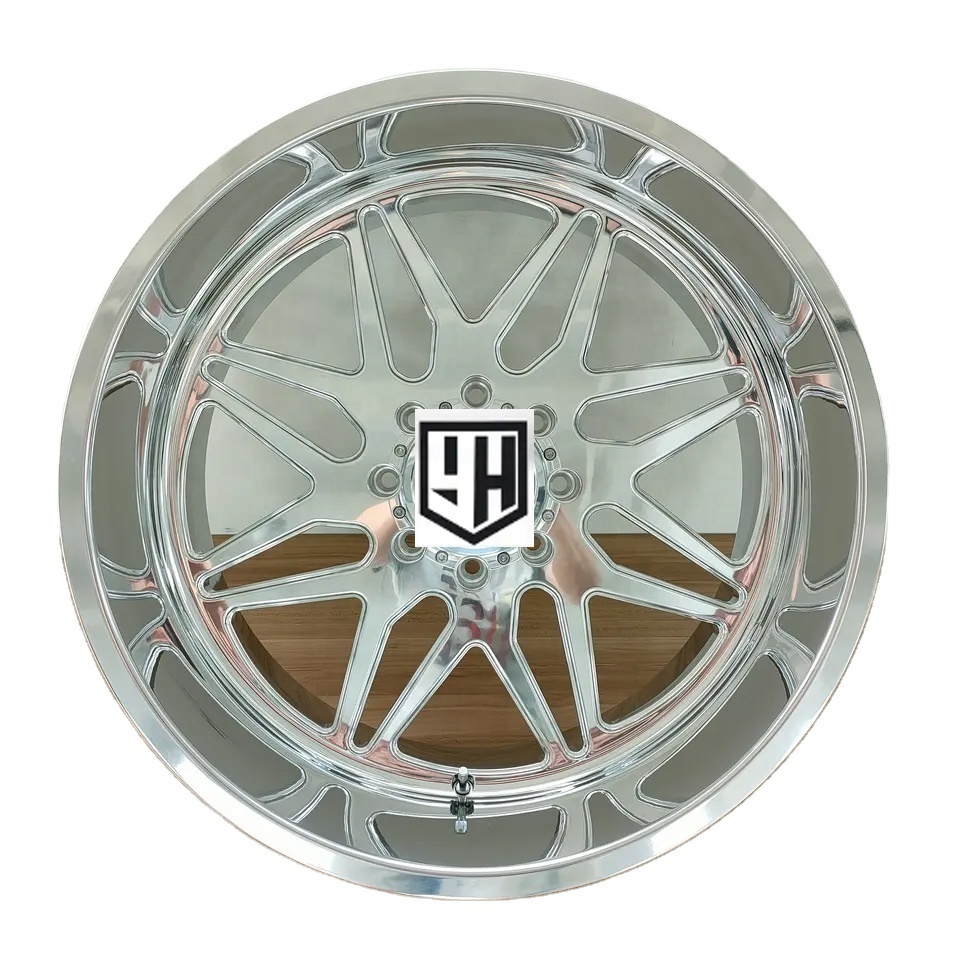 4x4 offroad truck Wheels 22x12 24x12 24x14 26x16 chrome Forged Alloy Wheel for GMC 2500 1500 Sierra Denali Ultimate AT4X rims