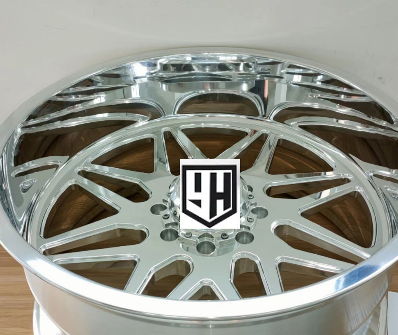 4x4 offroad truck Wheels 22x12 24x12 24x14 26x16 chrome Forged Alloy Wheel for GMC 2500 1500 Sierra Denali Ultimate AT4X rims