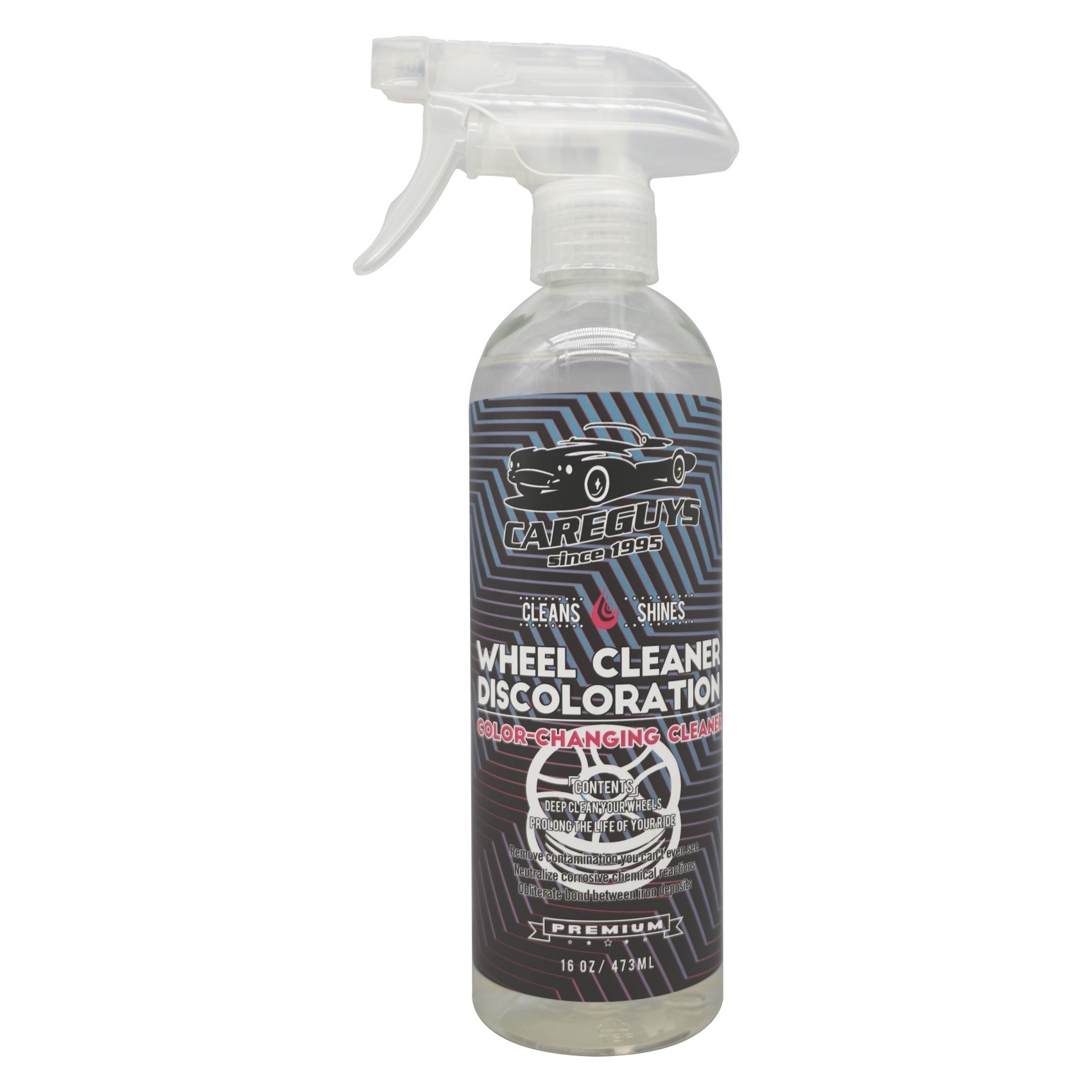 Wheel and tire detailing kit, formula makes clean and maintain wheels without any risk of damaging their finishes