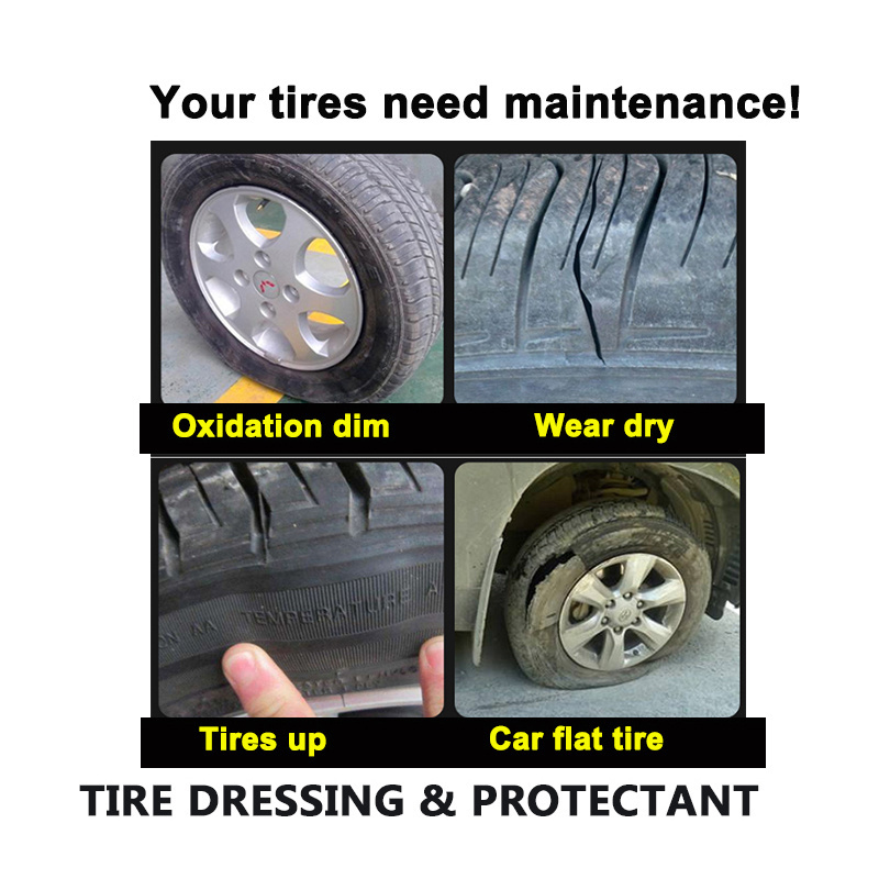 OEM/ODM  easy use  extreme tire shine  car care  ultra wet   tire shine keep tires black