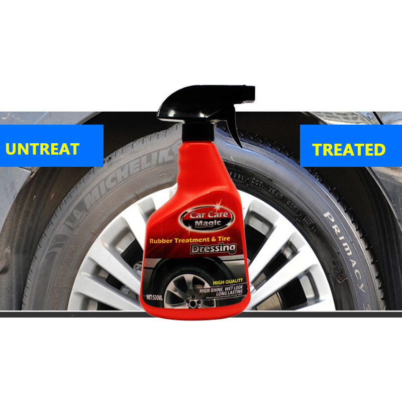 OEM/ODM  easy use  extreme tire shine  car care  ultra wet   tire shine keep tires black