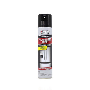 Stainless Steel Cleaner & Polish Aerosol Spray , Removes Fingerprints Residue Water Marks and Grease From Appliances