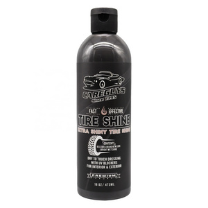 Tire shine, restores faded trim and tires with factory fresh, wet-black shine, keep tires looking newer