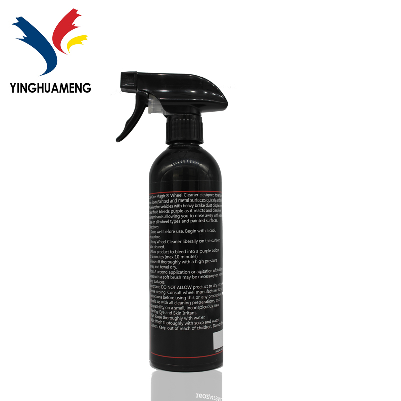 WHEEL CLEANER Tough on stain removal Iron Purple Vision Technology for all types of wheels and painted surfaces