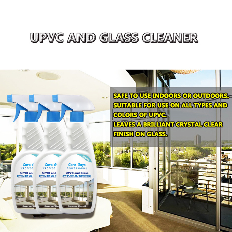 Customizable glass cleaner the inside and outside of the window are clean and transparent