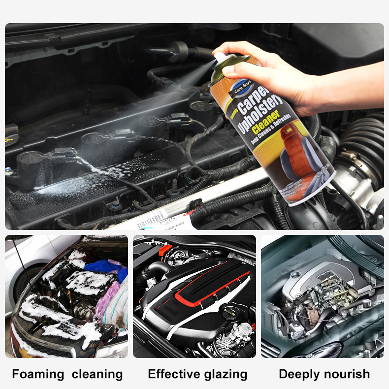 heavy foam cleaner car engine degreaser cleaner spray for auto wash surface parts bay oil grease dust stain remover