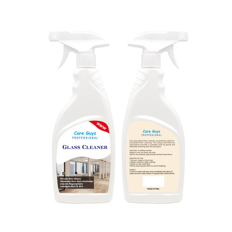 GLASS CLEANER easy-to-use fast-acting cleans and polishes glass mirrors windshields and windows no dripping running or streaking