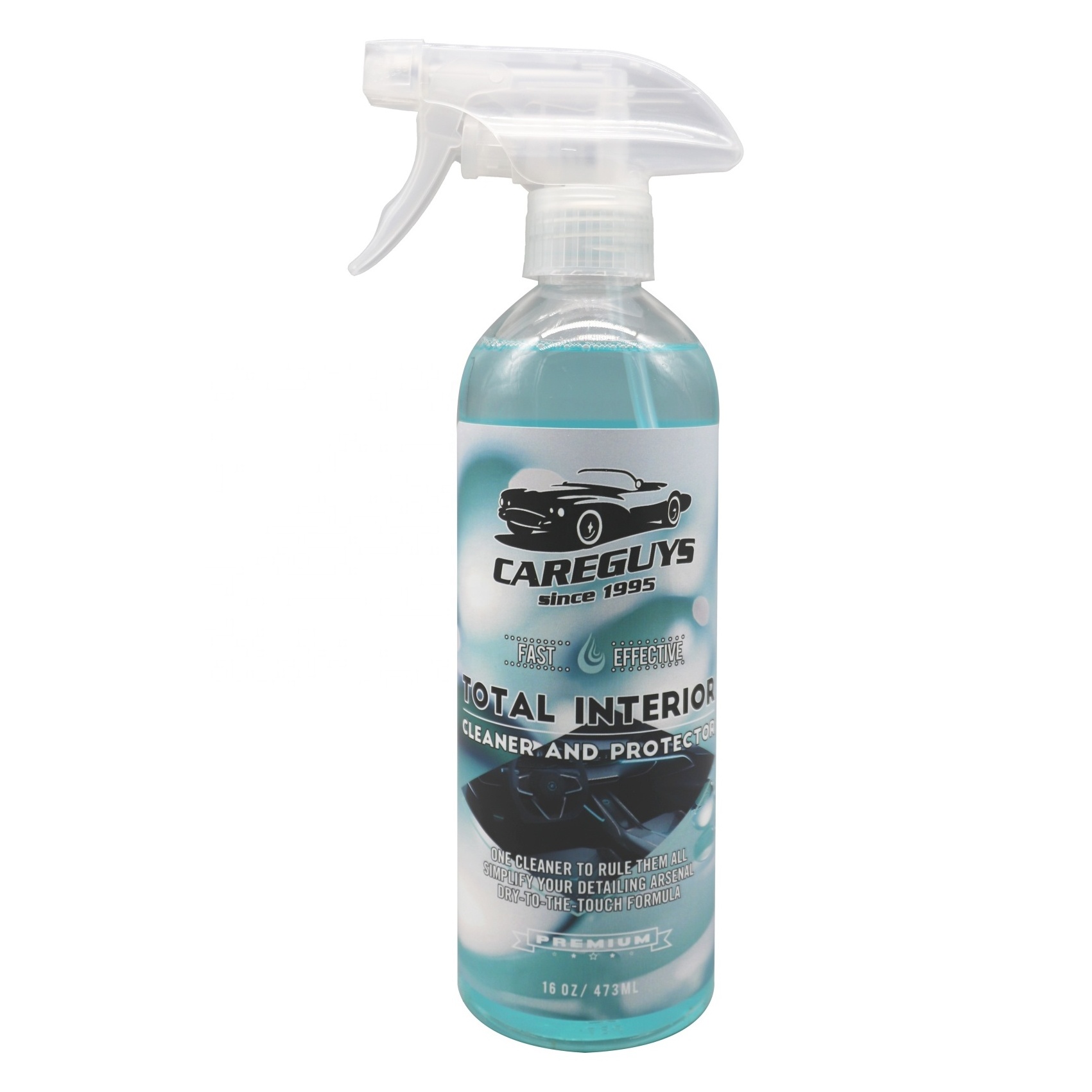 Total interior cleaner and protector,Gentle, high-lubricity formula quickly cleans, lifting dust, dirt, grime and spills