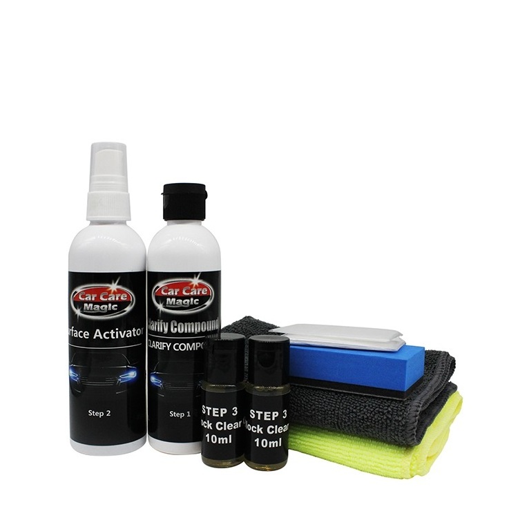 Fast New Look Effect Ceramic Coating Car Care Magic Headlight Restoration Kit Private Labeling Headlight Cleaner