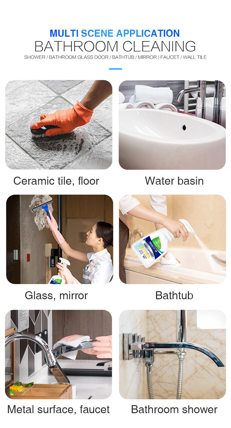 473ml wholesale household products Natural formula  Bathroom Cleaner Glass Marble cleaning household items