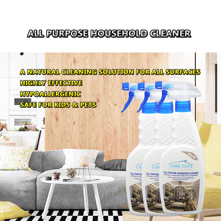 Powerful Dirt Cleanser Easy Wipe away Water Spots High Quality Oil Remover Safe All-purpose Household Cleaner Liquid Spray