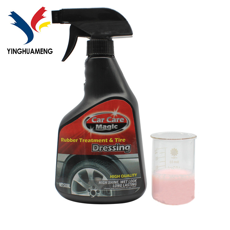 Car Care Magic liquid silicone wax  tire polish formula tire shine gel