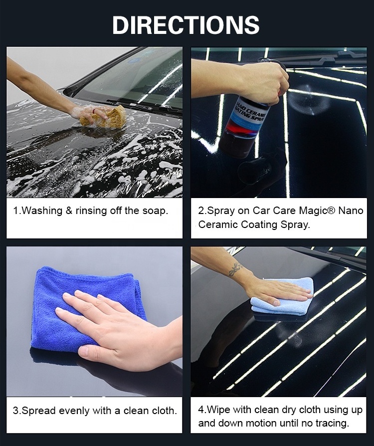 nano car care ceramic coating liquid wax spray car nano ceramic coating products oem waterproof